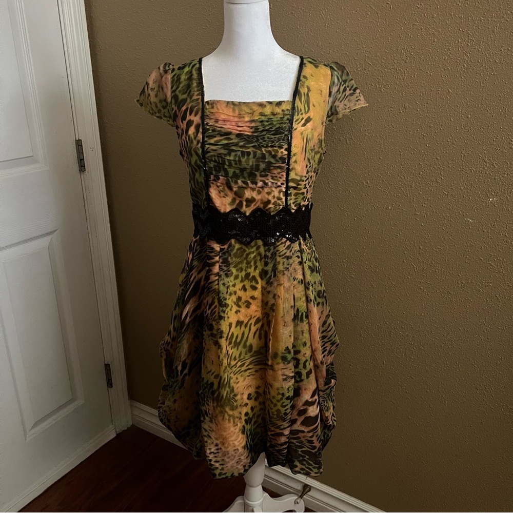 Cheetah Print Dress
